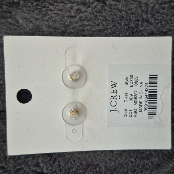 Hypoallergenic Rainbow 🌈 Rhinstone Bow Earrings From J. Crew! NWT! - Picture 4 of 8